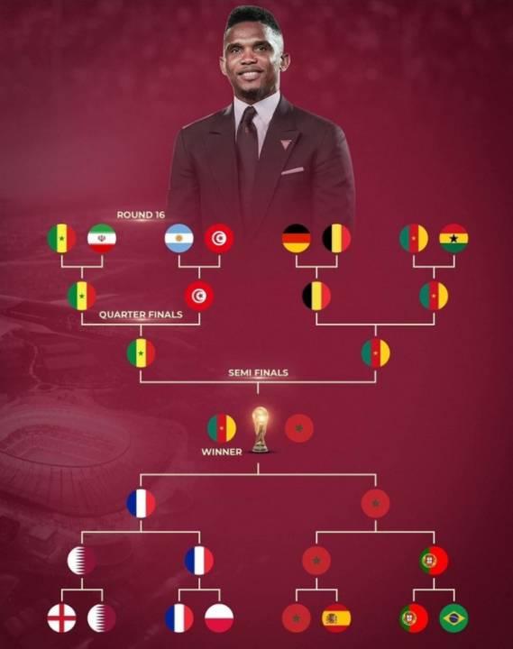 Prediksi Samuel Etoo untuk Piala Dunia 2022